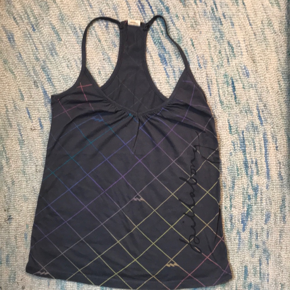 Billabong tank rainbow and gray t back